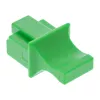 InLine Dust Cover for RJ45 female, green, 100 pcs.