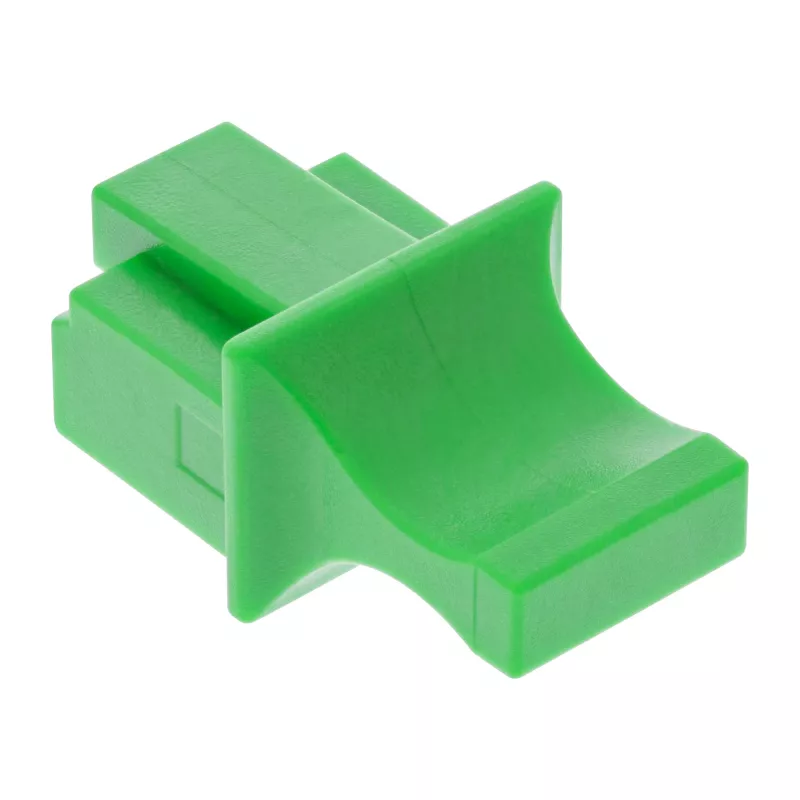 InLine Dust Cover for RJ45 female, green, 100 pcs.