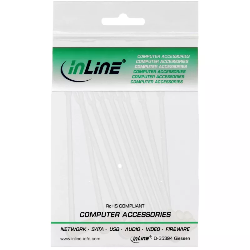 InLine Dust Cap for Fiber Optical ST or Simplex SC Connector 10 pcs.