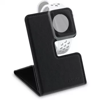 InLine foldable passive holder for Apple Watch, black, desk/shelf use
