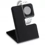 InLine foldable passive holder for Apple Watch, black, desk/shelf use