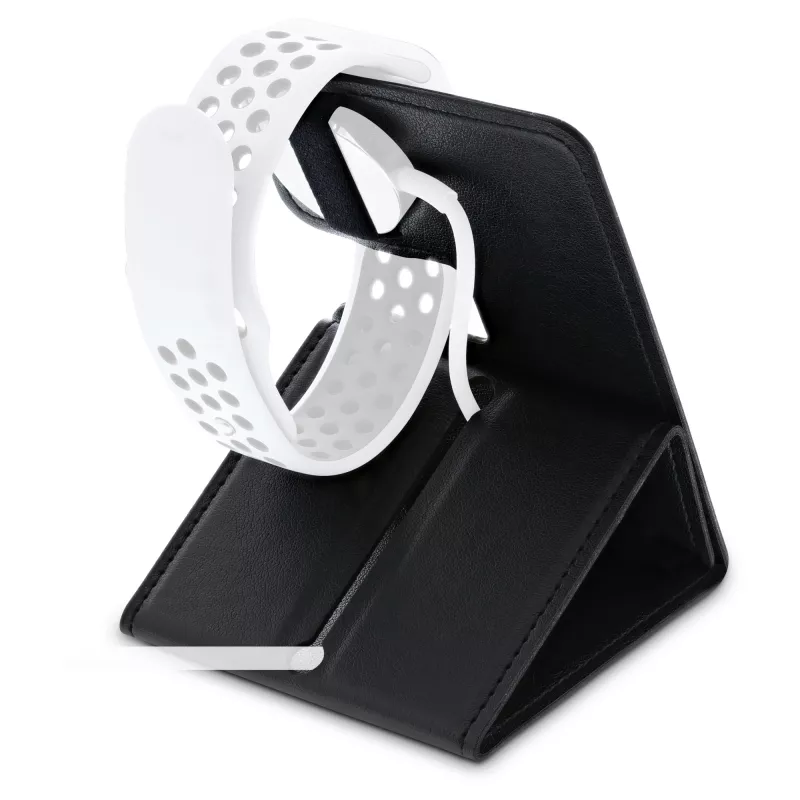 InLine foldable passive holder for Apple Watch, black, desk/shelf use