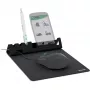Mouse pad InLine 55261 — multifunctional rubber pad with smartphone and pen holder, 250×? mm, black