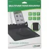Mouse pad InLine 55261 — multifunctional rubber pad with smartphone and pen holder, 250×? mm, black