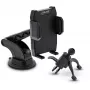 Car Smartphone Holder InLine ONE CLICK EASY II — universal passive holder, black