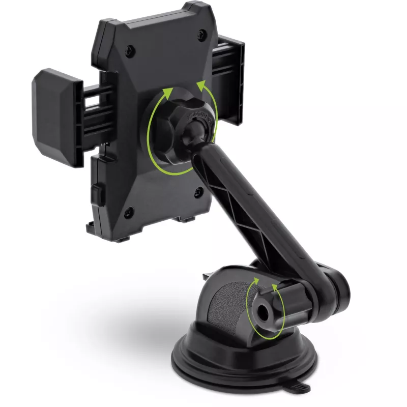 Car Smartphone Holder InLine ONE CLICK EASY II — universal passive holder, black