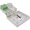 InLine FTTH connection box pre-assembled 4x LC/APC 9/125µm 10m