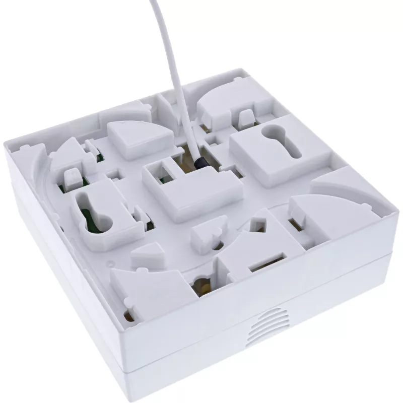 InLine FTTH connection box pre-assembled 4x LC/APC 9/125µm 10m