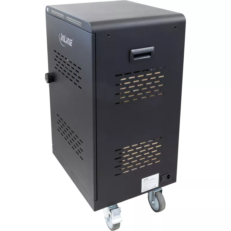 InLine 31516E charging station organizer Freestanding Steel Black