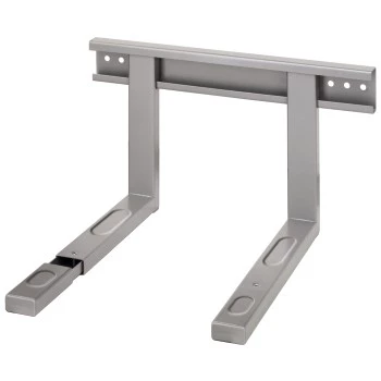 Xavax 00110931 universal microwave wall bracket, silver