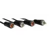 Hama 00122329 audio cable 2.5 m 2 x RCA Black