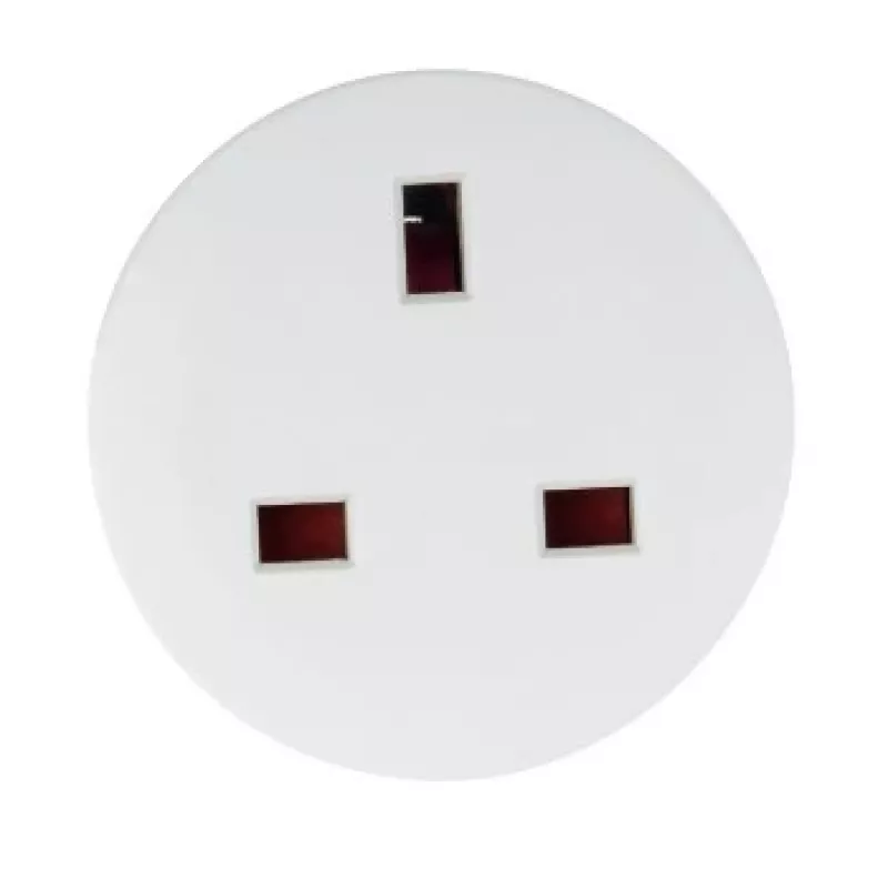 Hama 00121991 power plug adapter Type F Type G (UK) White