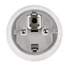 Hama 00121991 power plug adapter Type F Type G (UK) White