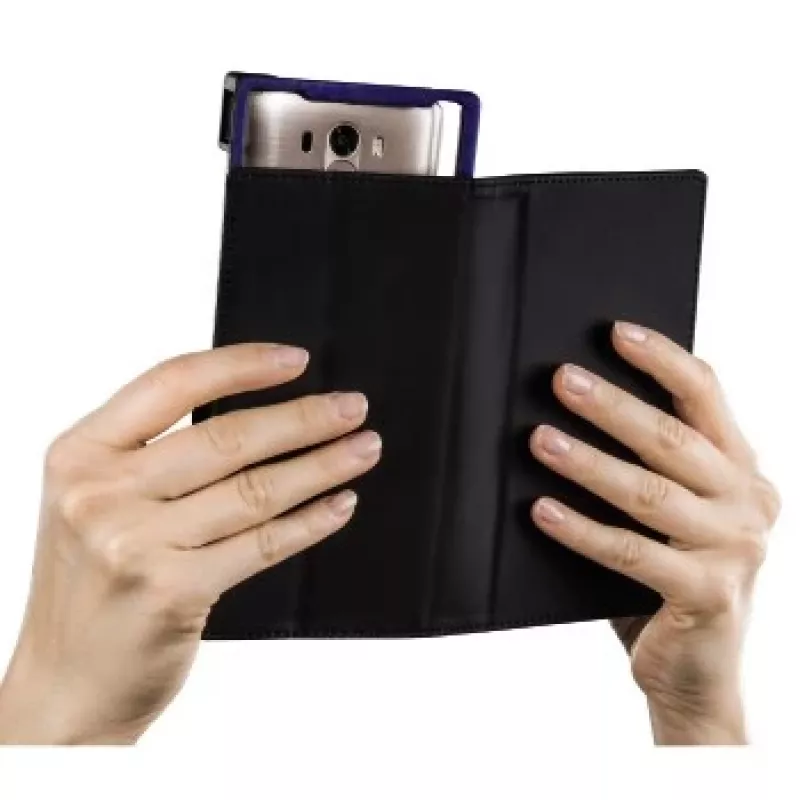 Hama Move mobile phone case 14.7 cm (5.8 inch) Folio Black