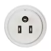 Hama 00121994 power plug adapter White