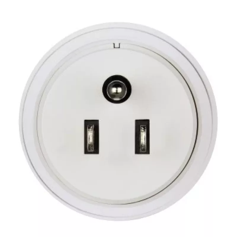 Hama 00121994 power plug adapter White