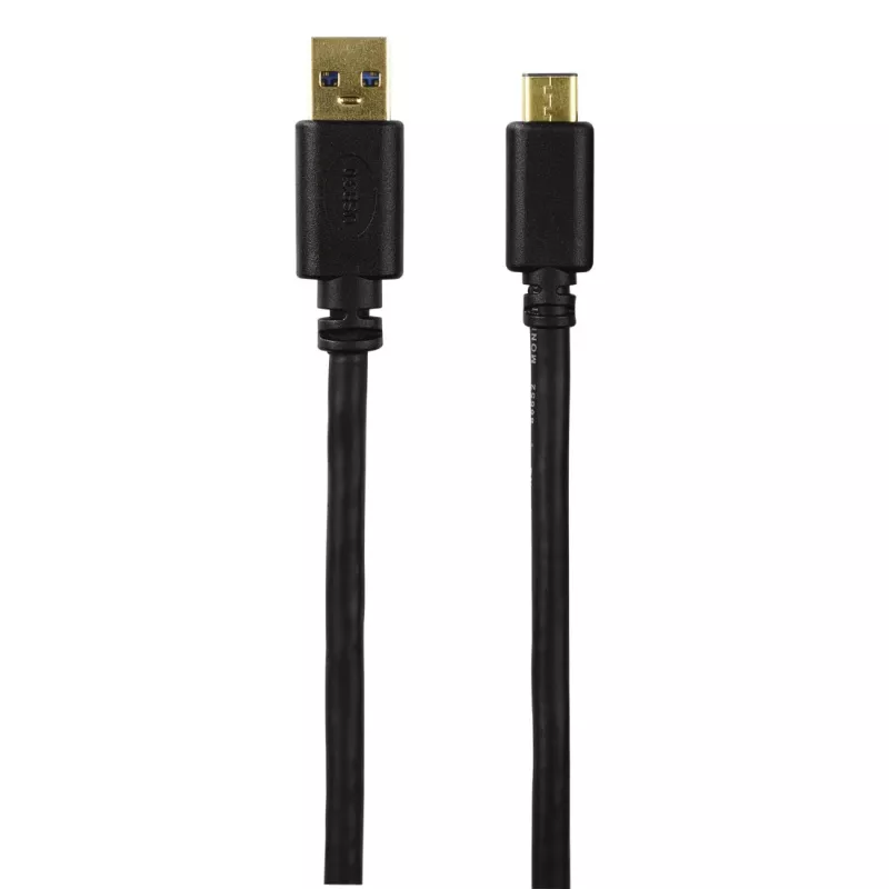 Hama USB-C/USB A, 1.8 m USB cable USB 3.2 Gen 2 (3.1 Gen 2) USB C Black