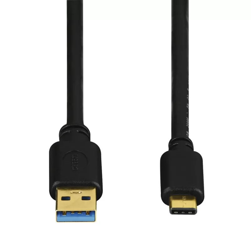 Hama USB-C/USB A, 1.8 m USB cable USB 3.2 Gen 2 (3.1 Gen 2) USB C Black