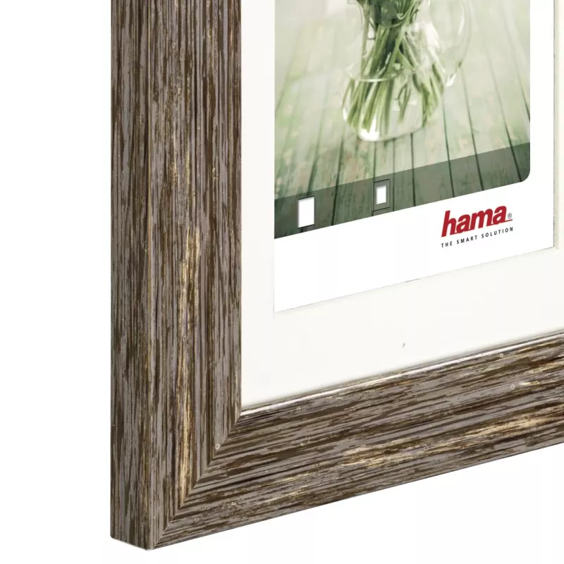 Hama Chalet Single picture frame Brown, Grey