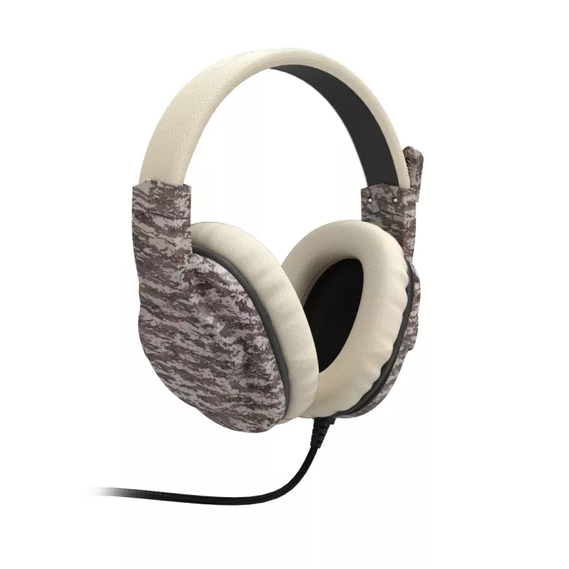 Hama SoundZ 333 Headset Wired Head-band Gaming USB Type-A Beige, Brown