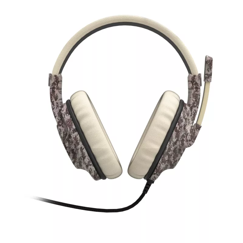 Hama SoundZ 333 Headset Wired Head-band Gaming USB Type-A Beige, Brown