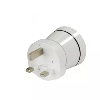 Hama 00223433 power plug adapter Type G (UK) Type C (Europlug)+Type F White