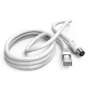 Hama 00205032 coaxial cable 2.5 m RJ-45 White