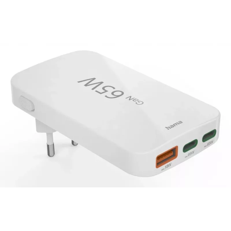 Hama 00125144 mobile device charger Headset, Laptop, Power bank, Smartphone, Tablet White AC Fast charging Indoor