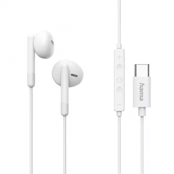 Hama Classy Headset Wired In-ear Calls/Music USB Type-C White
