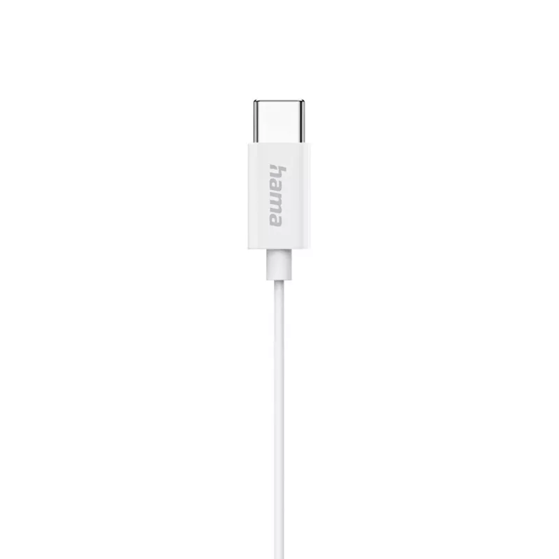 Hama Classy Headset Wired In-ear Calls/Music USB Type-C White