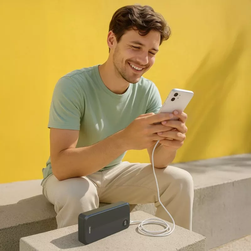 Hama 00201755 power bank Lithium Polymer (LiPo) 20000 mAh Black