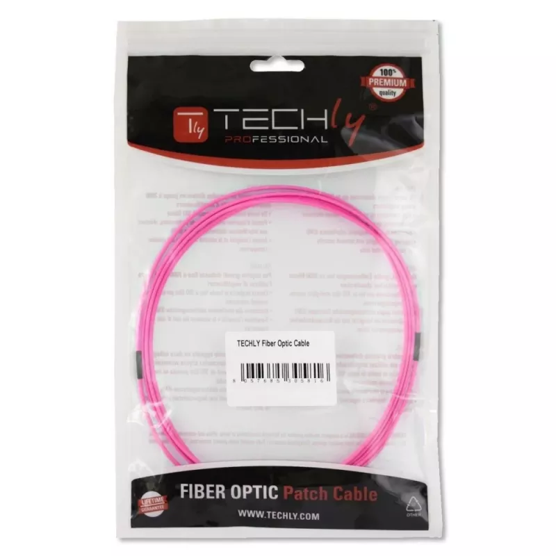 Techly SC/LC Multimode 50/125 OM4 15m Fiber Optics Cable ILWL D5-SCLC-150/OM4