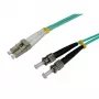 Techly ST/LC Multimode 50/125 OM3 10m Fiber Optics Cable ILWL D5-STLC-100/OM3