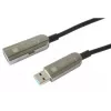 Techly ICOC U3AMF-HY-020 USB cable USB 3.2 Gen 1 (3.1 Gen 1) 20 m USB A Black