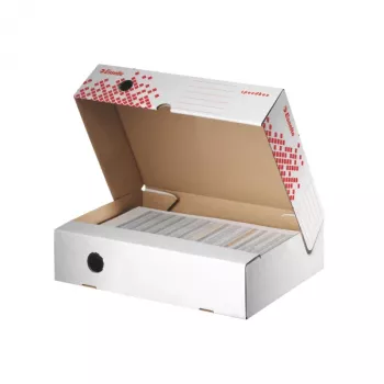 Esselte Archiving Box Speedbox FSC® Horisontal 80 mm, Red, White, A4, 180 g, 80 x 350 x 250 mm