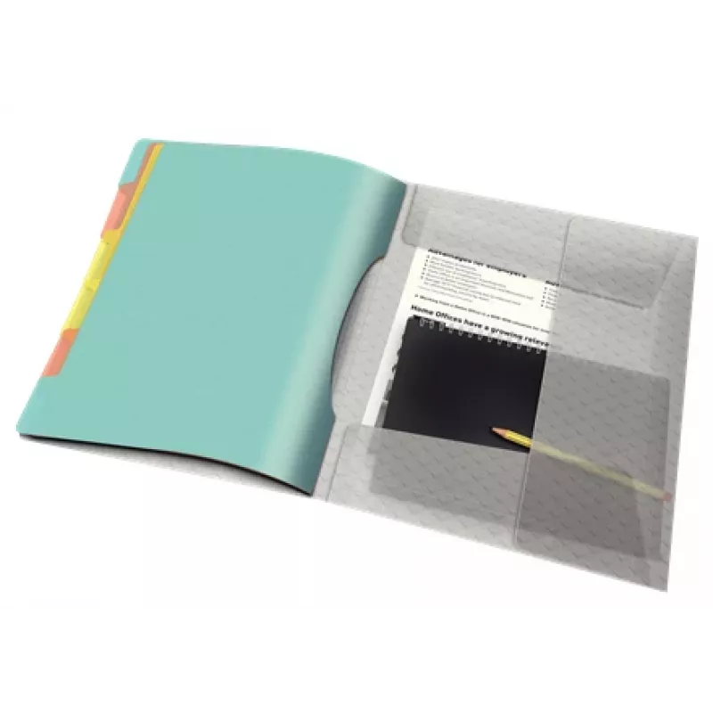 Esselte Colour'Breeze Divider Book with 6 Tabs, Multicolour, Polypropylene (PP), 266 mm, 20 mm, 240 g, 1 pc(s)