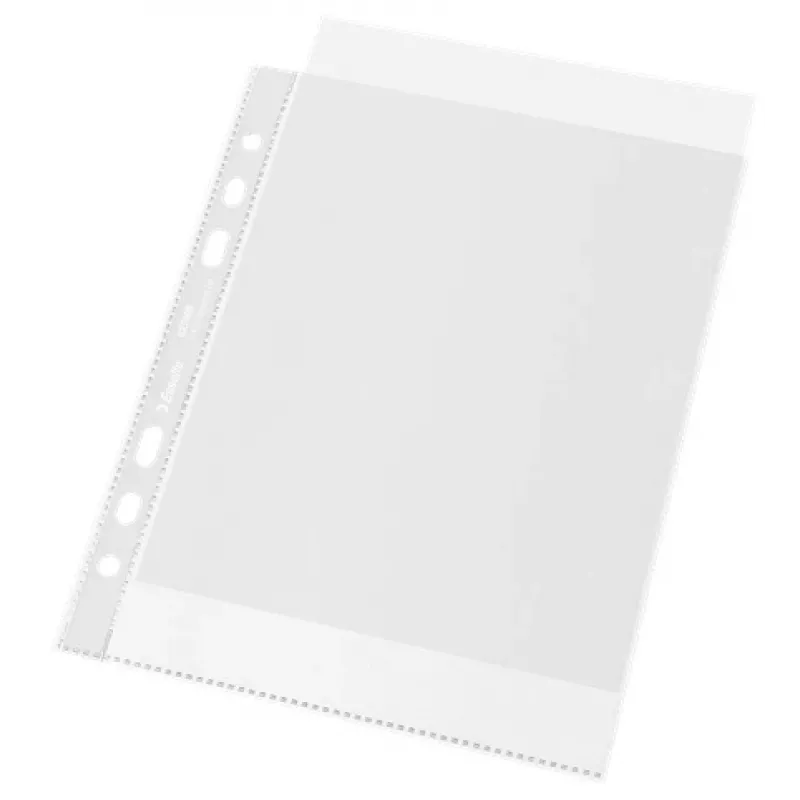 Esselte Recycle Pocket A5, 150 x 210 mm (A5), Transparent, Polypropylene (PP), Landscape/Portrait, Top, 0.07 mm