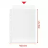 Esselte Recycle Pocket A5, 150 x 210 mm (A5), Transparent, Polypropylene (PP), Landscape/Portrait, Top, 0.07 mm