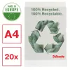 Esselte Recycle Folder A4, Project folder, A4, Polypropylene (PP), Transparent, Portrait, 220 mm
