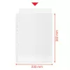Esselte Recycle Pocket A4, 210 x 297 mm (A4), Transparent, Polypropylene (PP), Portrait, Top, 0.07 mm