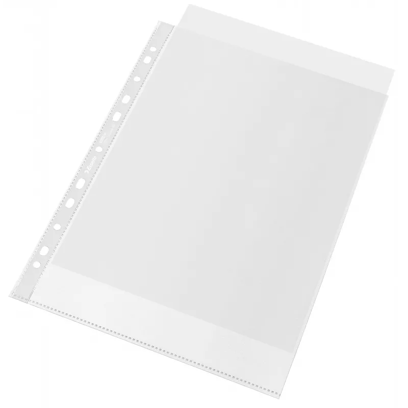 Esselte Recycle Pocket A4, 210 x 297 mm (A4), Transparent, Polypropylene (PP), Portrait, Top, 0.07 mm