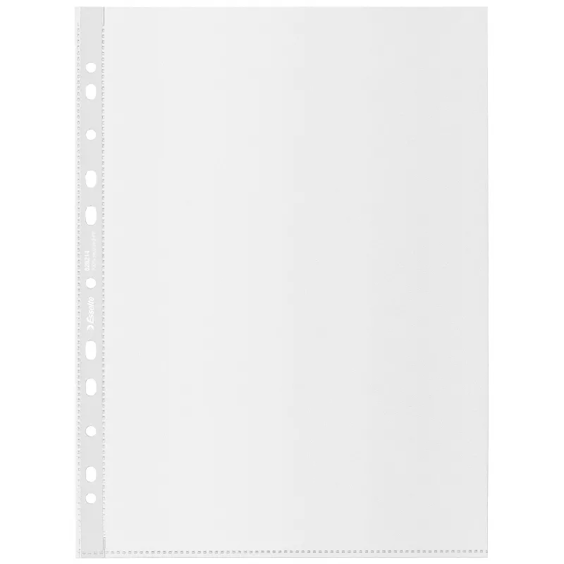 Esselte Recycle Pocket A4, 210 x 297 mm (A4), Transparent, Polypropylene (PP), Portrait, Top, 0.07 mm
