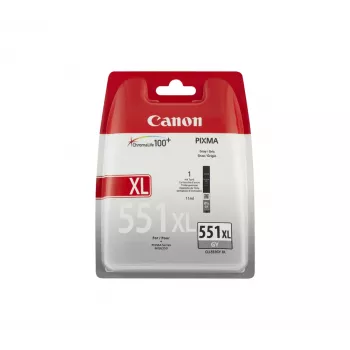 Canon CLI-551XL GY w/sec ink cartridge 1 pc(s) Original High (XL) Yield Grey