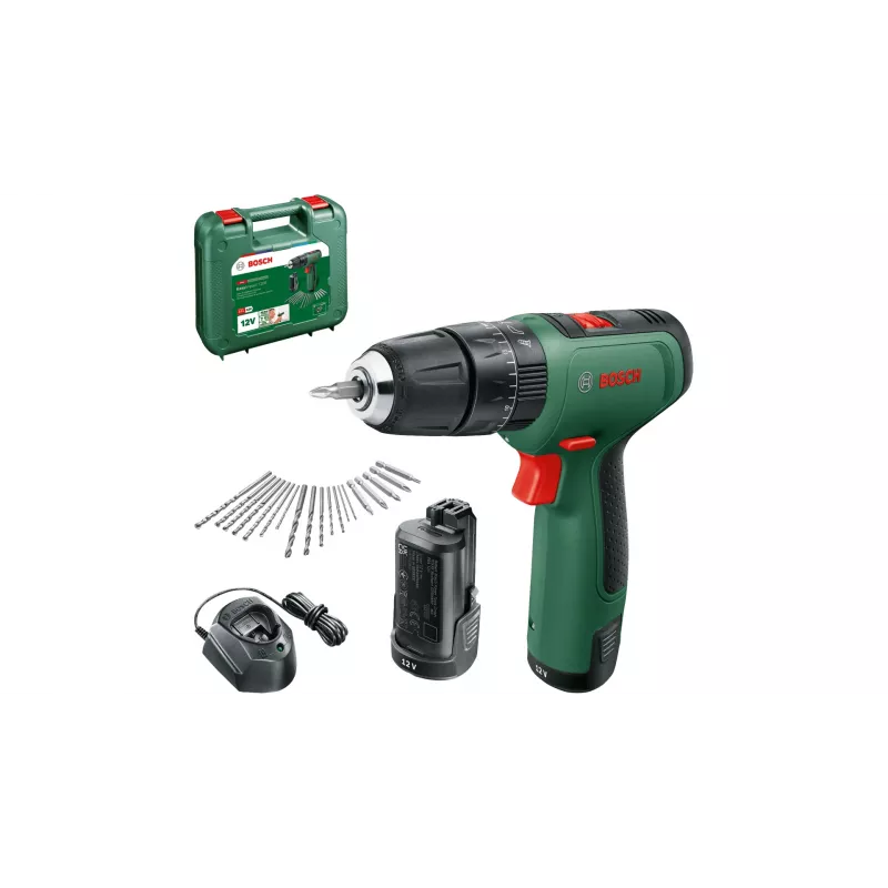 Bosch EasyImpact 1200 1500 RPM Keyless 1.1 kg Black, Green