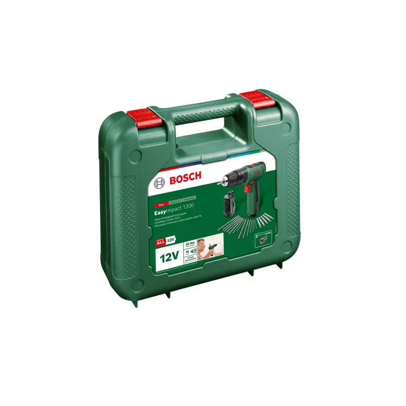 Bosch EasyImpact 1200 1500 RPM Keyless 1.1 kg Black, Green