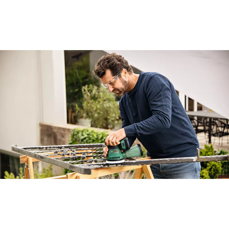 Bosch UniversalOrbit 18V-20 (Baretool), Orbital sander, Orbital, Green, Germany, Battery, 18 V