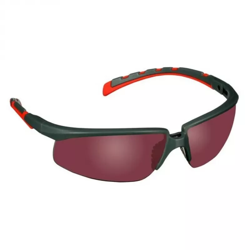 3M S2024AS-RED safety eyewear Safety glasses Plastic Grey, Red