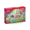 schleich BAYALA Glittering flower house with unicorns, lake and stable