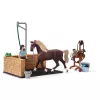 schleich HORSE CLUB Washing Area with Emily & Luna, Animal, Horse Stable, Horses, 5 yr(s), Multicolour, Plastic