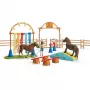 schleich Pony agility training, Agility, Farm animals / farm toys, 3 yr(s), Multicolour, Plastic